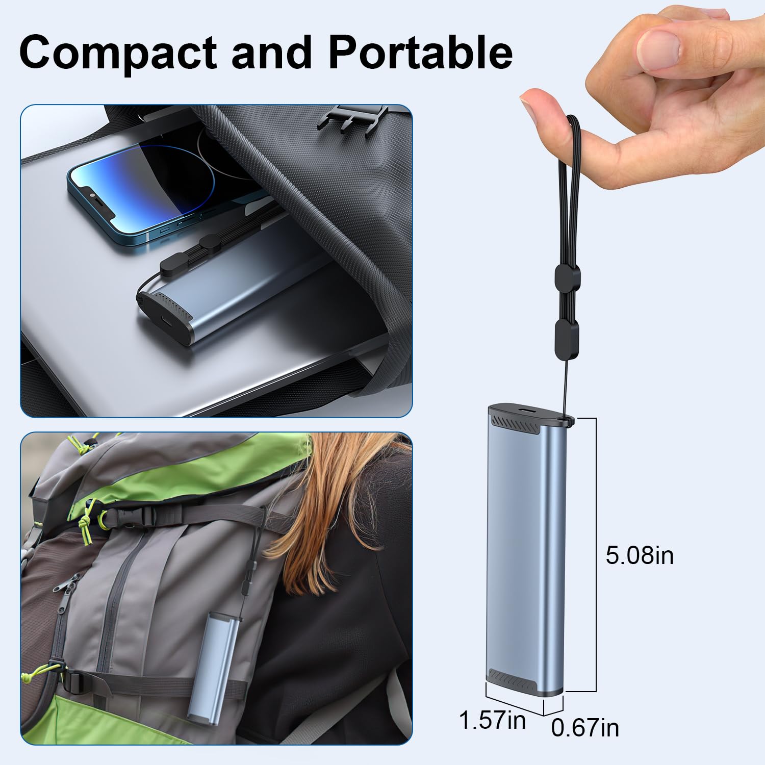 MTAKYA High-Speed USB 3.1 Type-C SD Card Holder Case and Reader for iPhone Android Trail Cameras Drones Plug and Play Micro SD Adapter - View 6 of 9