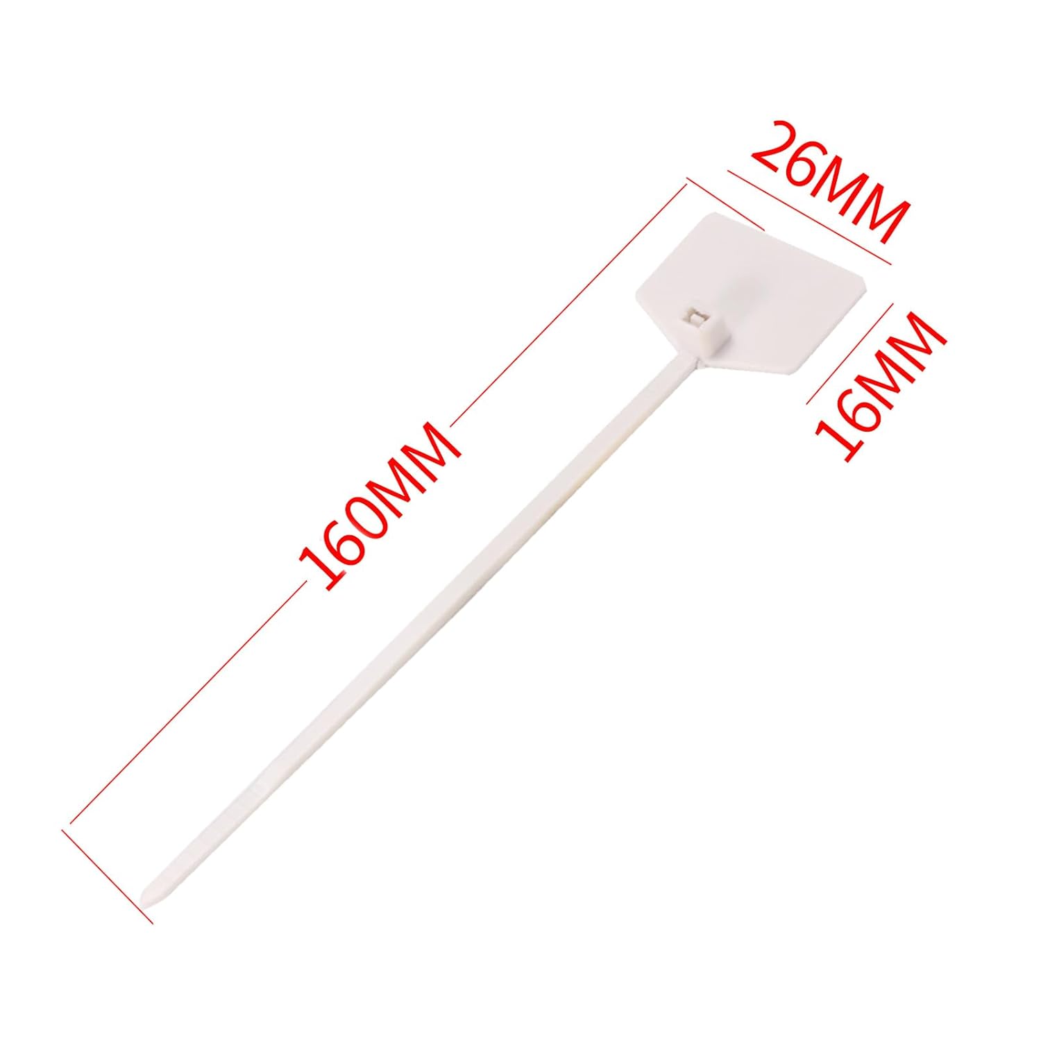 QSFPTEK 6 Inch Nylon Cable Ties with Waterproof Tags Self Locking Cable Markers Security Seals for Wire Marking and Shipping Green 100pcs - View 8 of 9