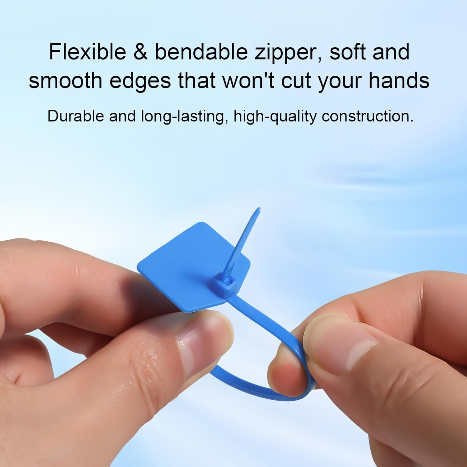 QSFPTEK 6 Inch Nylon Cable Ties with Waterproof Tags Self Locking Cable Markers Security Seals for Wire Marking and Shipping Green 100pcs - View 9 of 9