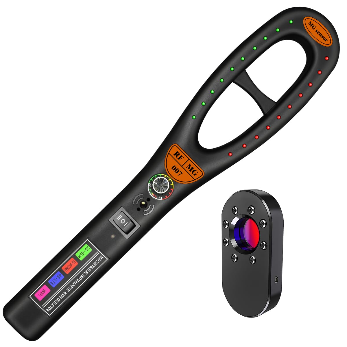 KAXYUYA KAXYUYA Hidden Camera Detector and Magnetic Field Listening Device for Personal Privacy Protection in Car Hotel Meeting and Travel