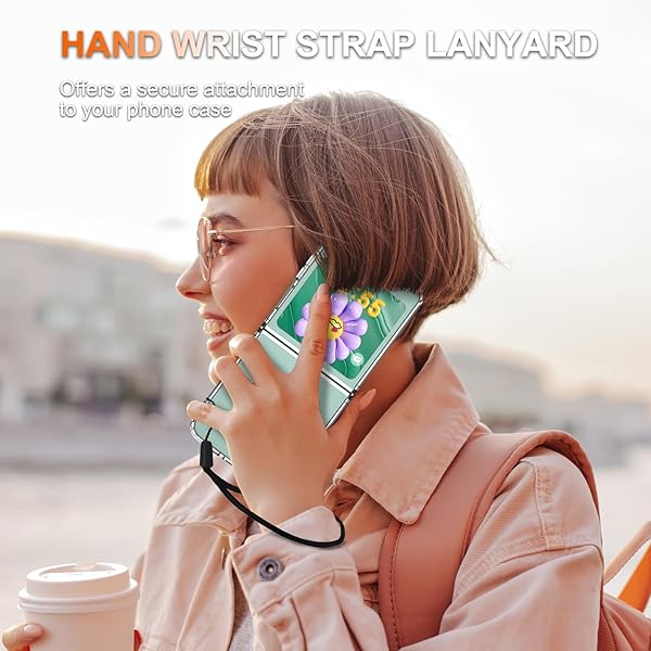 RMOCR RMOCR Clear Shockproof Case for Samsung Galaxy Z Flip 6 Ultra Thin Slim Fit Hard PC Protective Cover - View 5 of 10