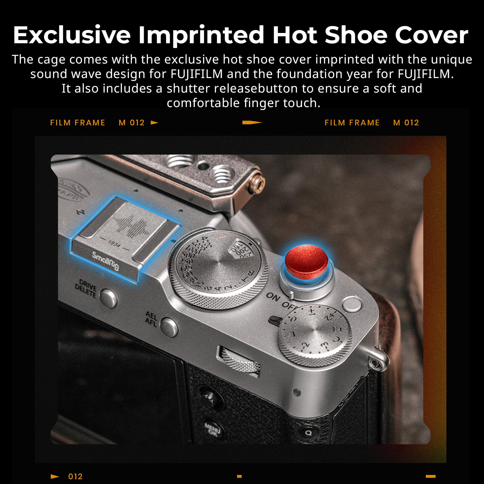 SMALLRIG SmallRig X100VI Retro Cage for FUJIFILM X100VI with Quick Release Plate Shutter Button and Hot Shoe Cover 4557 - View 5 of 9