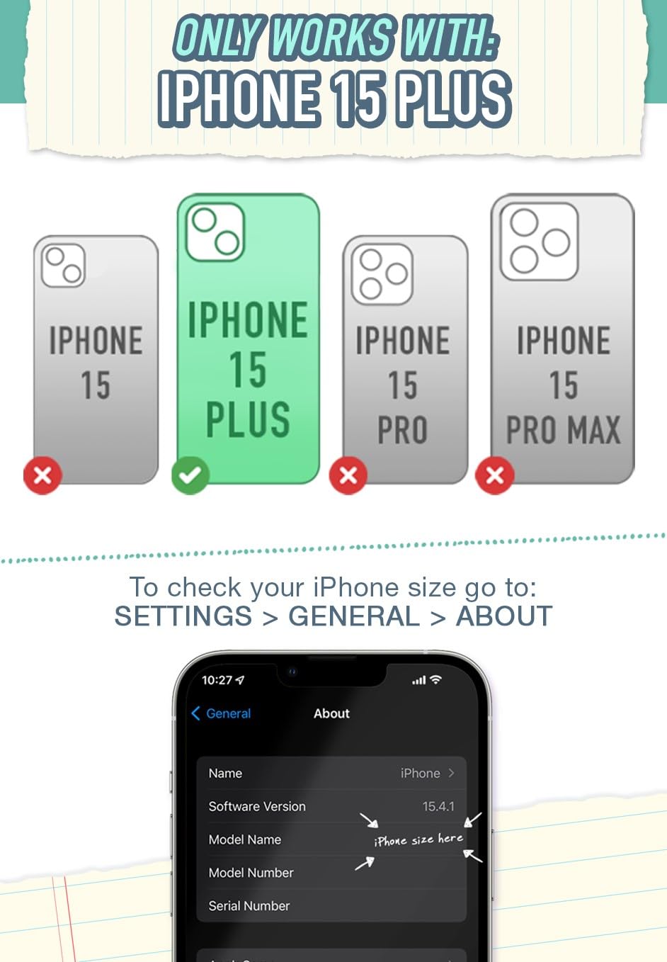 Smartish Smartish Cheetah iPhone 15 Plus Wallet Case Slim Protective Credit Card Holder Drop Tested Hidden Slot Compatible with Apple iPhone 15 Plus - View 5 of 5