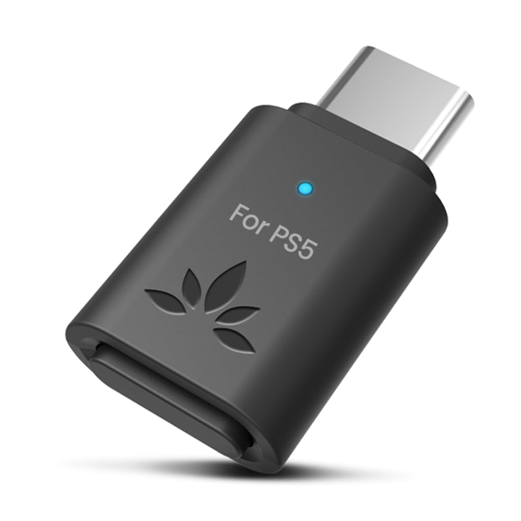 Avantree Avantree C81 Gaming USB C Bluetooth 5.3 Adapter for PS5 and Consoles Low Latency Wireless Audio Dongle for Headphones and Earbuds