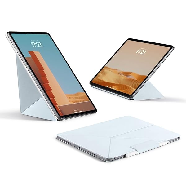 pitaka Buy PITAKA iPad Pro 11 Inch Case 2024 - Magnetic, Portrait/Landscape, Pencil Holder, 4 Angles - Blue - View 2 of 10