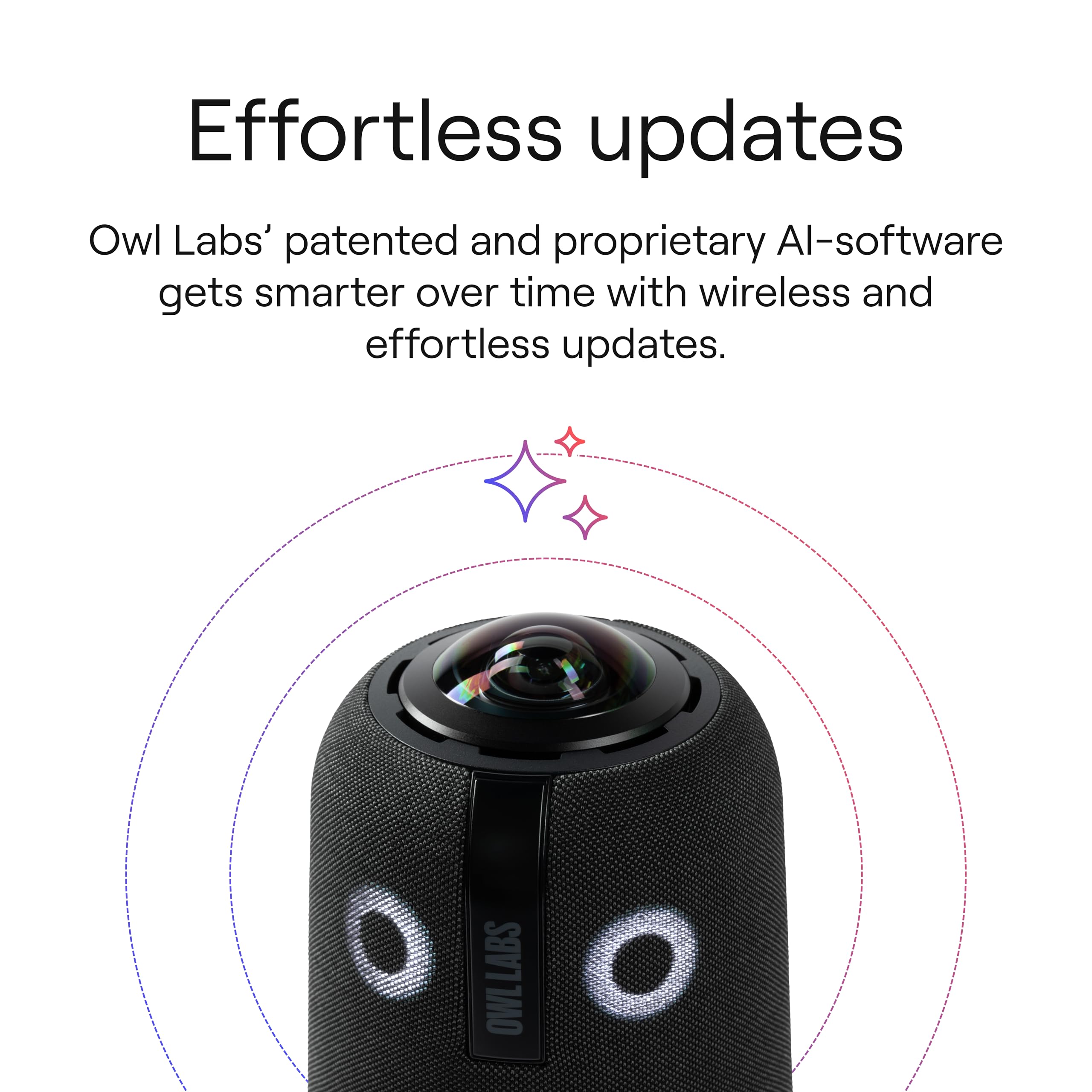 Owl Labs Meeting Owl 4 360 Degree 4K Smart Video Conference Camera with Microphone and Speaker for Enhanced Meeting Experience - View 5 of 9