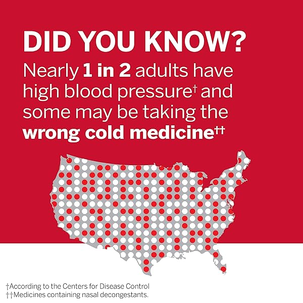 Coricidin HBP Coricidin HBP Tablets for Cold & Flu Relief - 40ct | Fast-Acting, Safe for High Blood Pressure - View 6 of 7