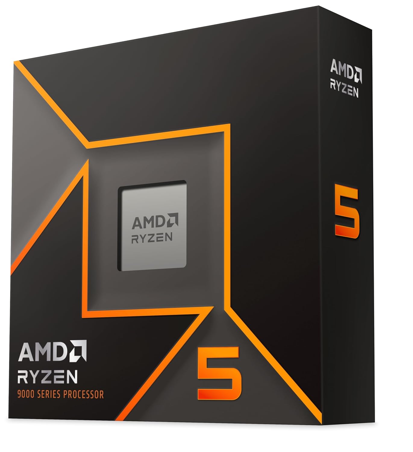 AMD AMD Ryzen 5 9600X 6-Core 12-Thread Unlocked Desktop Processor for High Performance Gaming and Multitasking