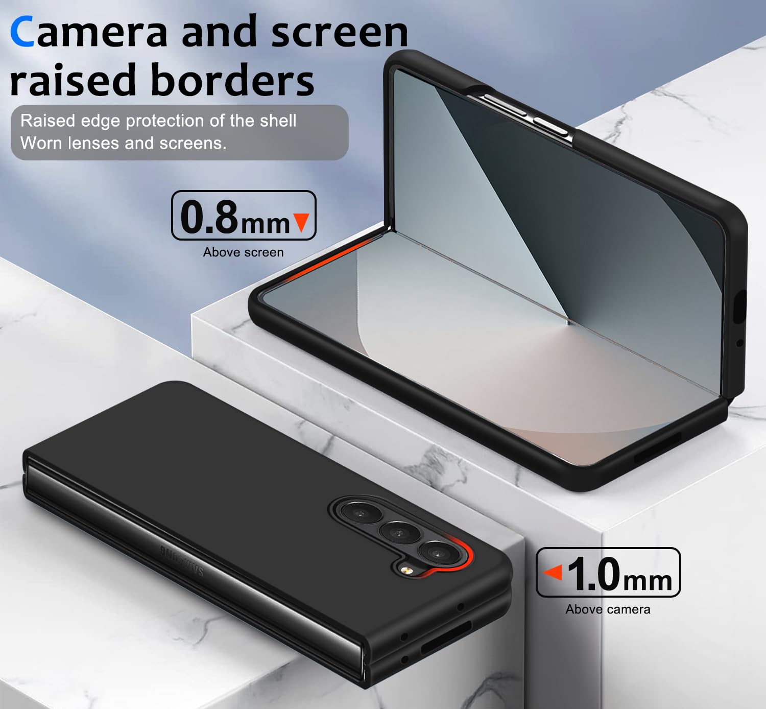 Gxmeuie Z Fold 6 Liquid Silicone Case Slim Soft Gel Rubber Protective Cover for Samsung Galaxy Z Fold6 5G Ultra Thin Anti-Scratch Design Purple - View 4 of 9