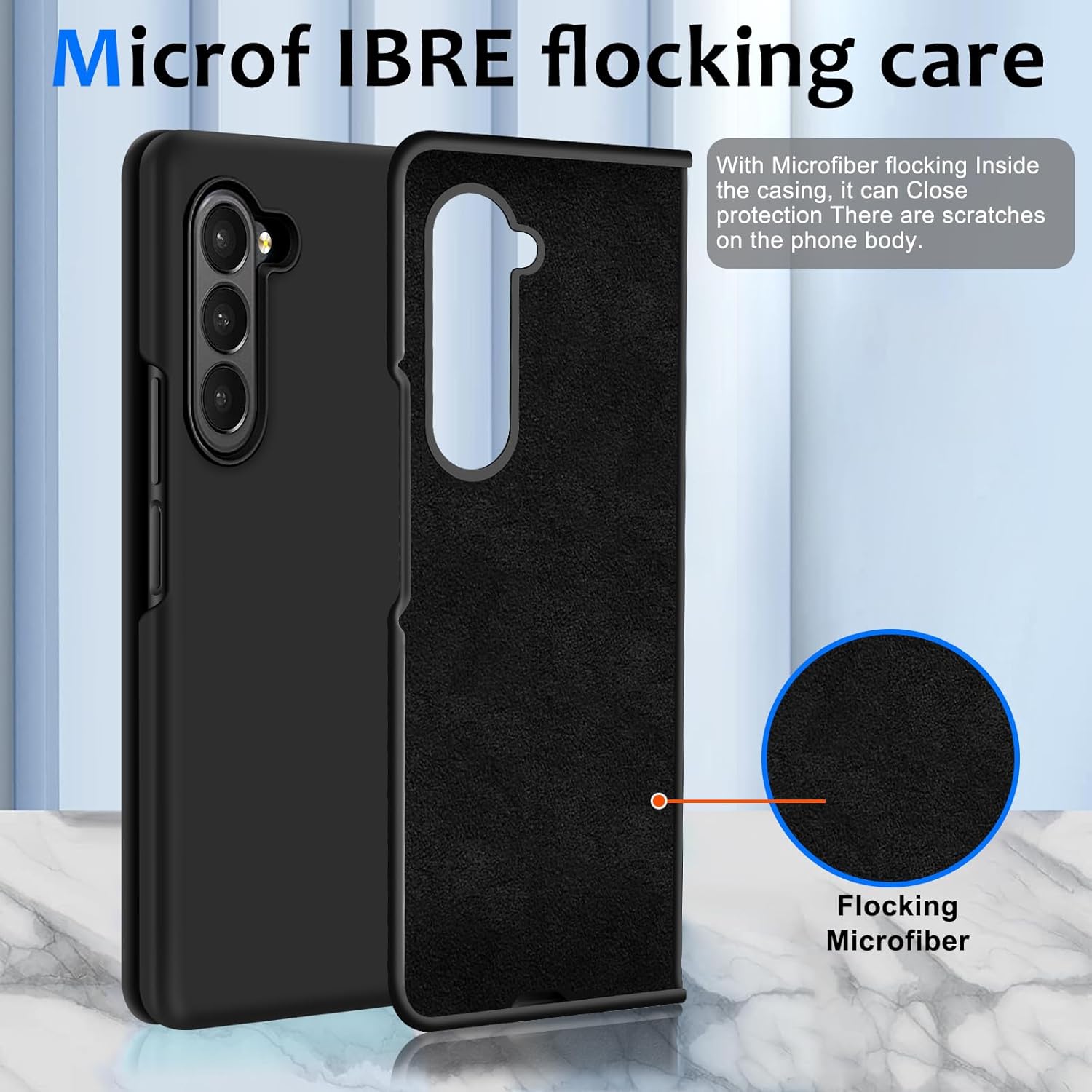 Gxmeuie Z Fold 6 Liquid Silicone Case Slim Soft Gel Rubber Protective Cover for Samsung Galaxy Z Fold6 5G Ultra Thin Anti-Scratch Design Purple - View 5 of 9