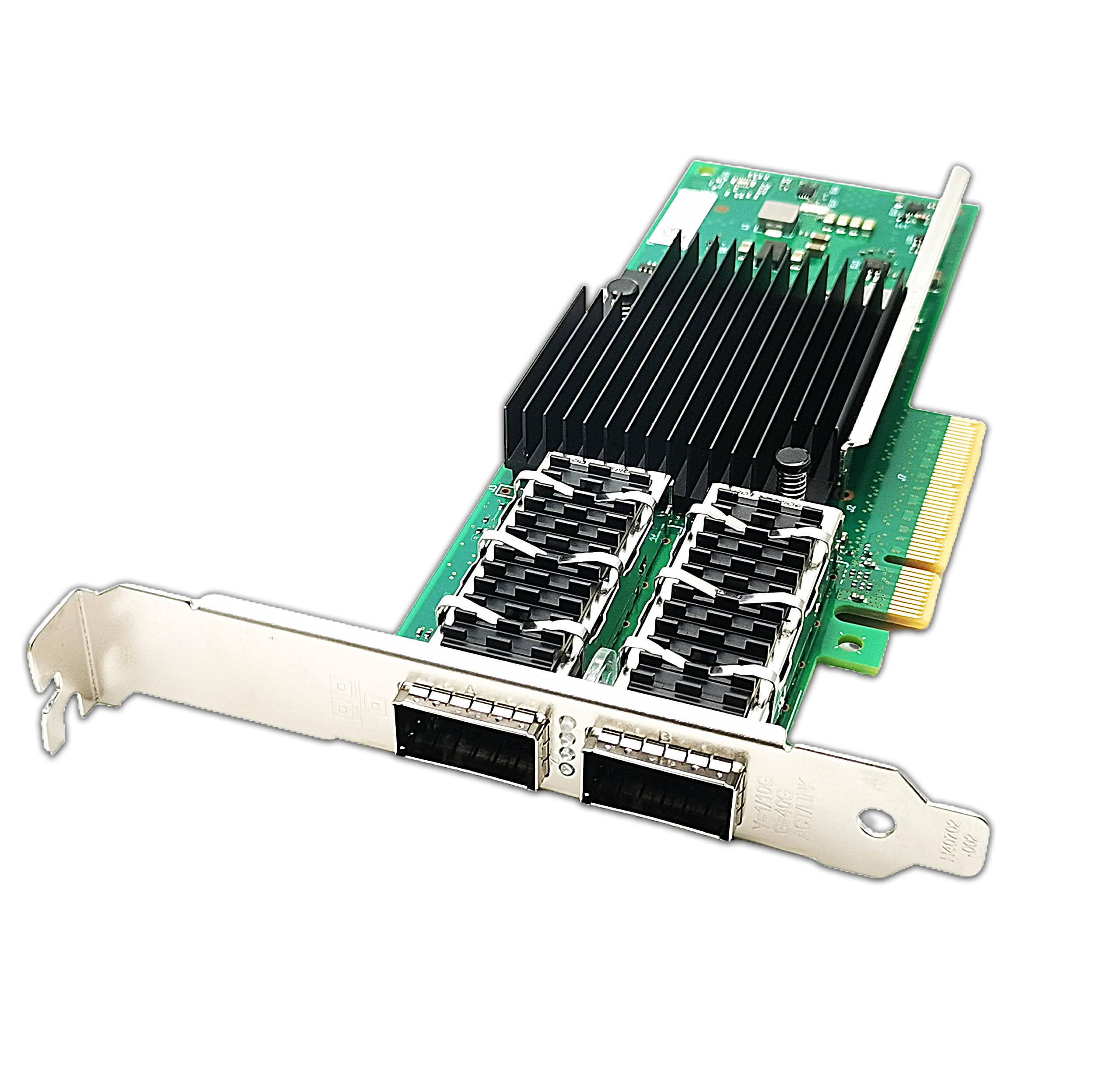 Lemspum 40Gb Ethernet Converged Network Adapter Dual QSFP+ Ports Intel XL710-QDA2 PCIe x8 40Gbe Server Compatible with Windows Linux Freebsd - View 3 of 5