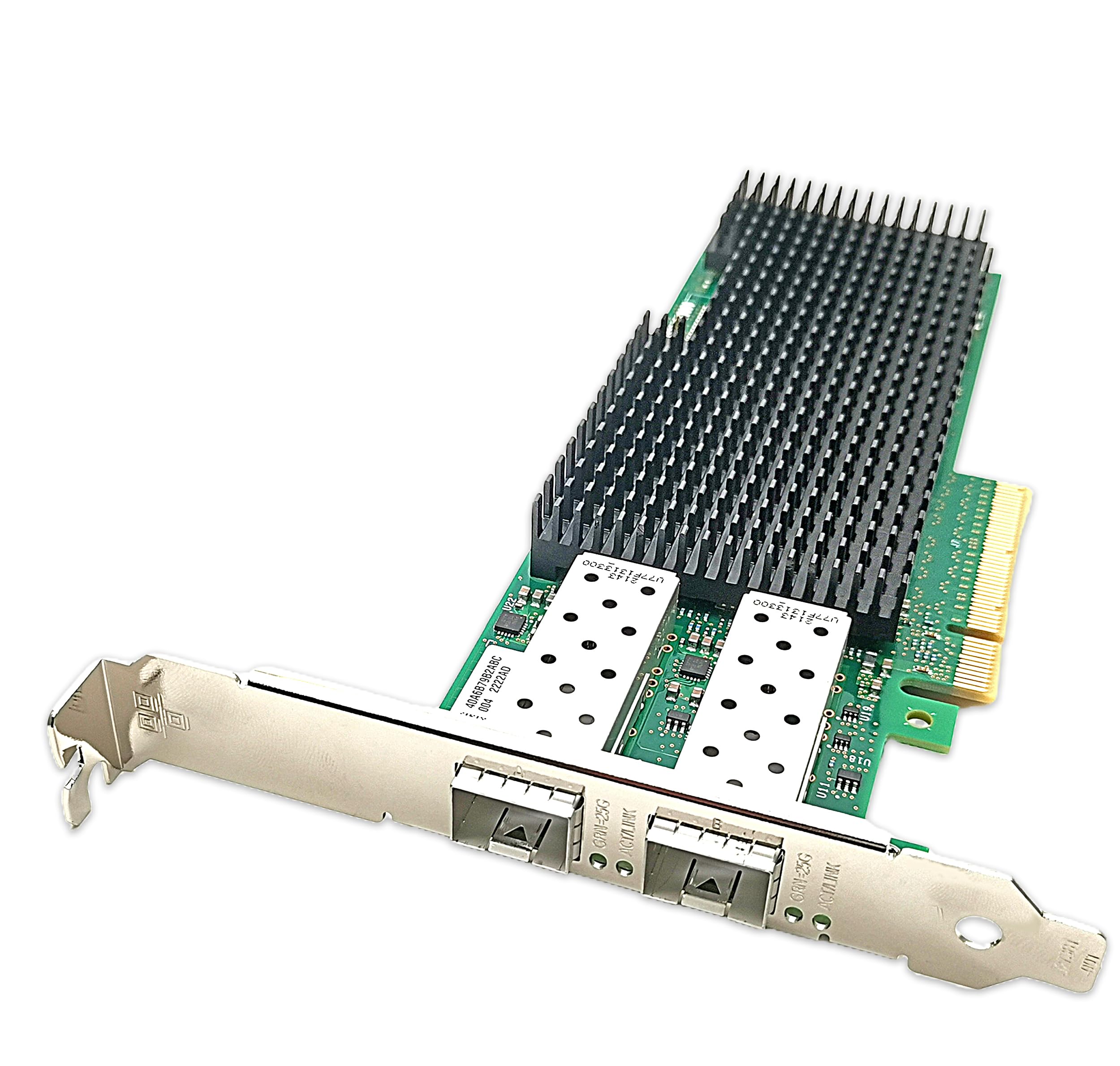 Lemspum 10/25Gb Dual Converged Network Card 25Gigabit Ethernet Interface Adapter PCIe 3.0 x 8 Compatible with Intel XXV710-DA2 for Windows Linux Freebsd - View 3 of 3