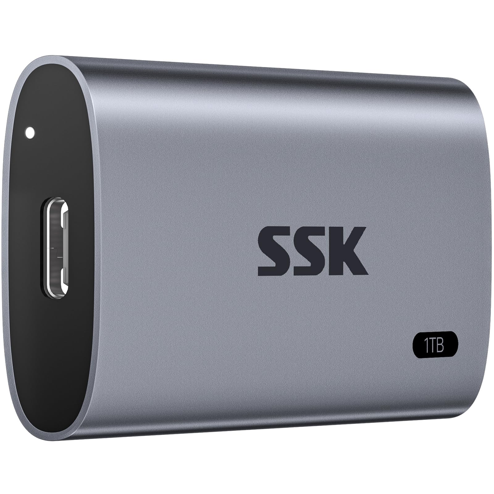 SSK SSK 1TB Portable SSD External Hard Drive USB 3.2 Gen2 Fast Solid State Drive for iPhone 15 Pro Windows Mac Android with LED Light - View 8 of 8