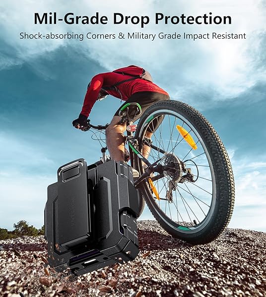 FNTCASE FNTCASE Military Grade Shockproof Case for Samsung Galaxy Z Flip 6 with Belt Clip Holster and Kickstand in Purple 2024 - View 11 of 11