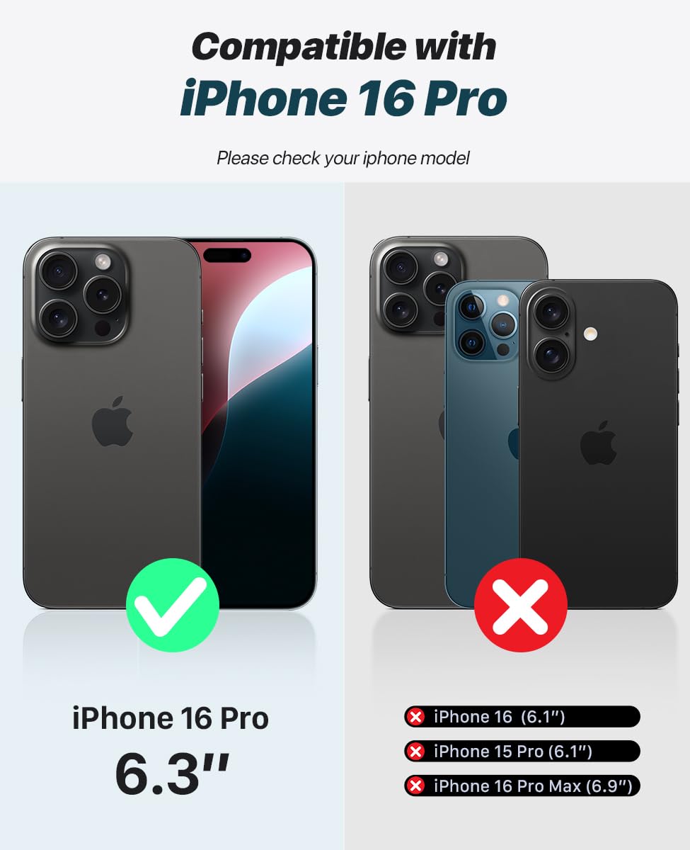 OCASE iPhone 16 Detachable Wallet Case with Card Holder 2 in 1 PU Leather Flip Folio RFID Blocking Shockproof Cover Dark Purple 2024 - View 2 of 9