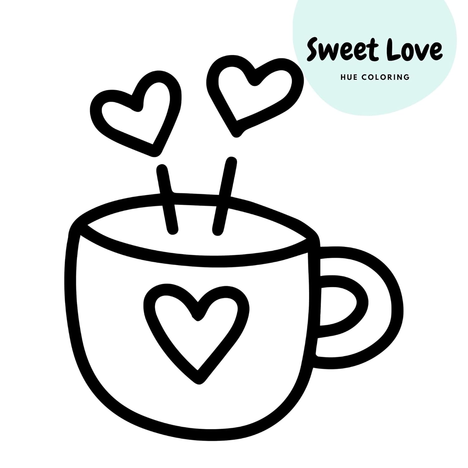 Sweet Love Bold and Easy Coloring Book for Relaxation and Creativity - View 4 of 7