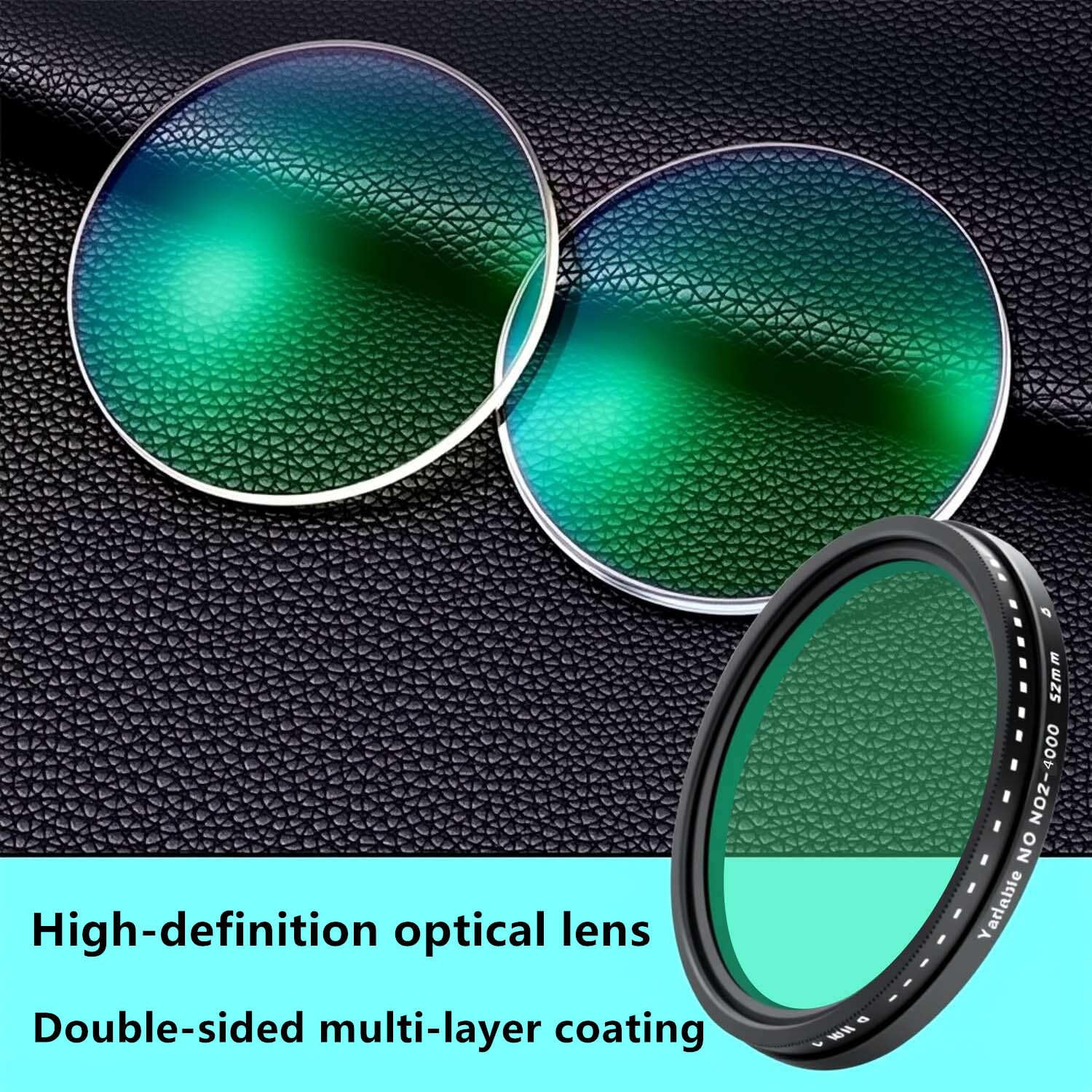 Yadsux Yadsux 52MM Variable ND2-ND400 Filter for iPhone Samsung Clip-on Adapter HD Optical Glass Mobile Lens Accessories - View 2 of 8