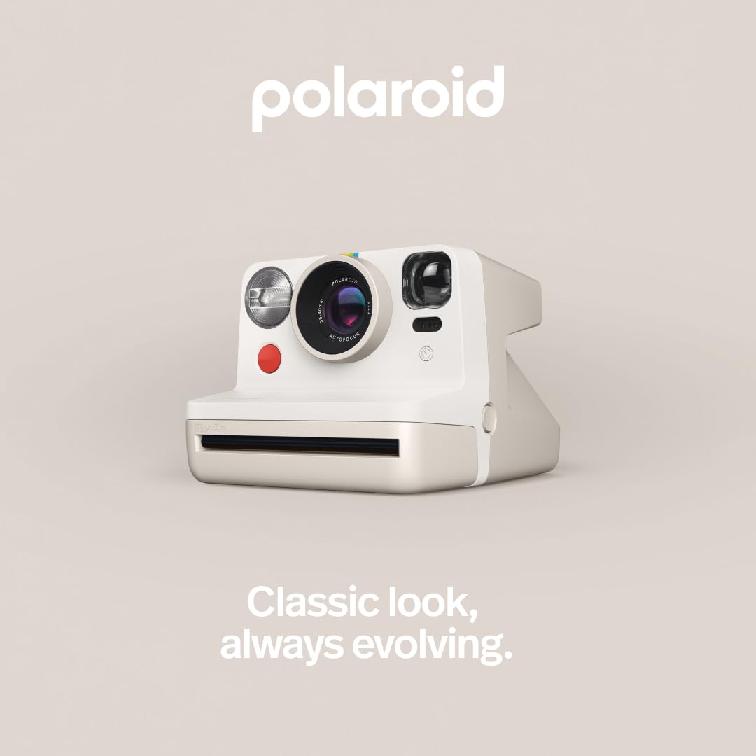 Polaroid Polaroid Now 2nd Generation Instant Film Camera Vintage White 9130 for Instant Photography Enthusiasts - View 2 of 6