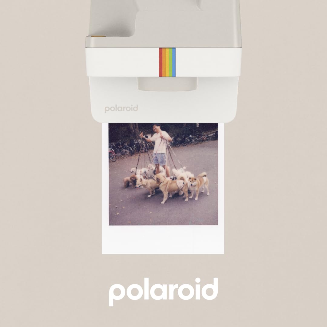 Polaroid Polaroid Now 2nd Generation Instant Film Camera Vintage White 9130 for Instant Photography Enthusiasts - View 3 of 6