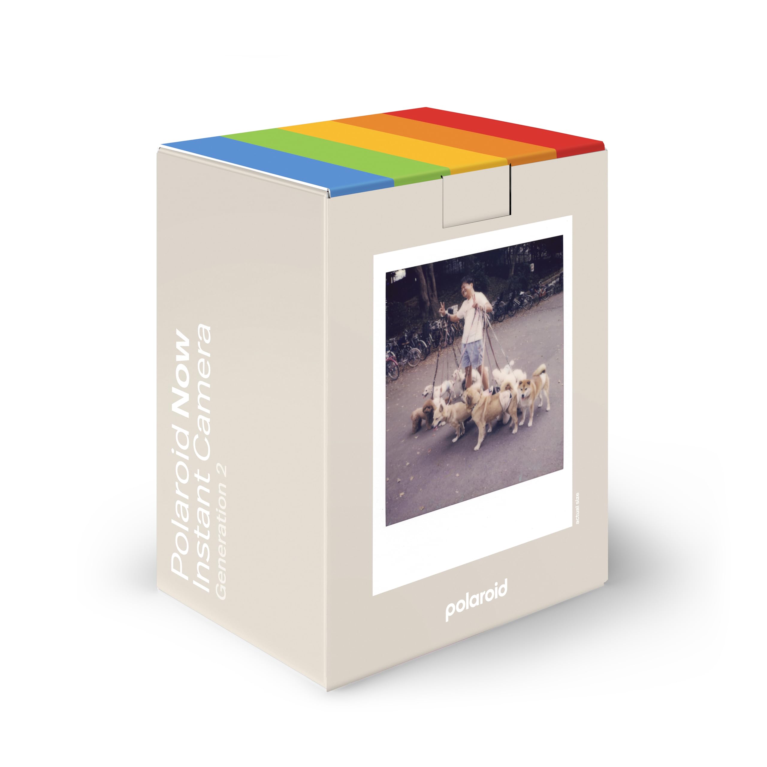 Polaroid Polaroid Now 2nd Generation Instant Film Camera Vintage White 9130 for Instant Photography Enthusiasts - View 6 of 6