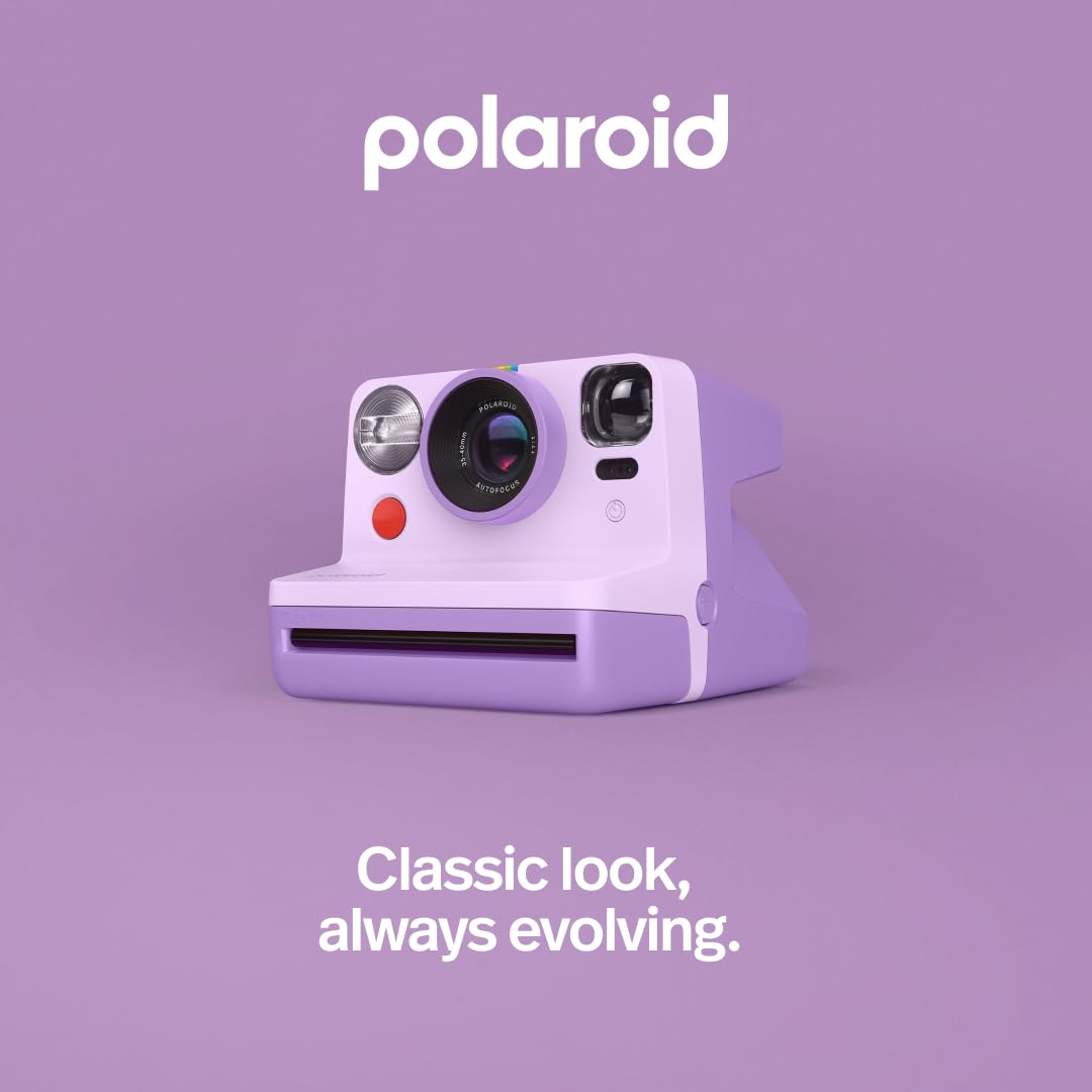 Polaroid Polaroid Now 2nd Generation Instant Film Camera Purple 9149 Capture Memories Instantly - View 2 of 6