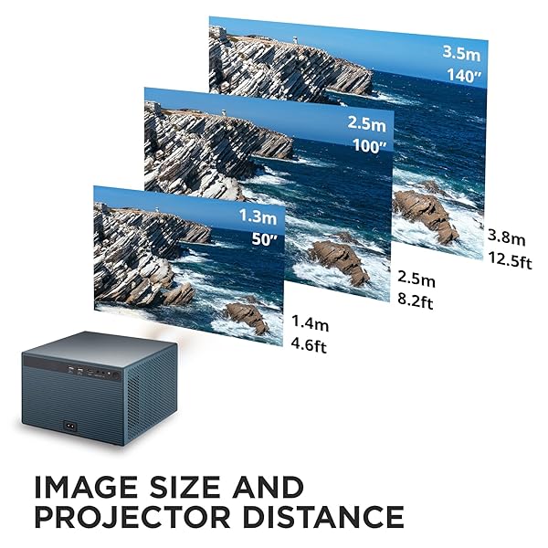 ViewSonic ViewSonic LX60HD 1080p LED Portable Projector with Google TV Auto Focus Bluetooth Wi-Fi for Smart Home Theater - View 8 of 11