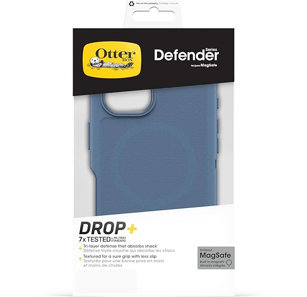 OtterBox OtterBox iPhone 16 Plus Defender Series Case Baby Blue Jeans Durable Protection Stylish Design - View 7 of 7
