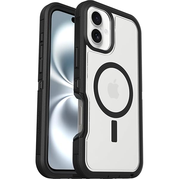 OtterBox OtterBox iPhone 16 Plus Defender Series XT Clear Case Dark Side for Ultimate Protection and Style - View 2 of 6