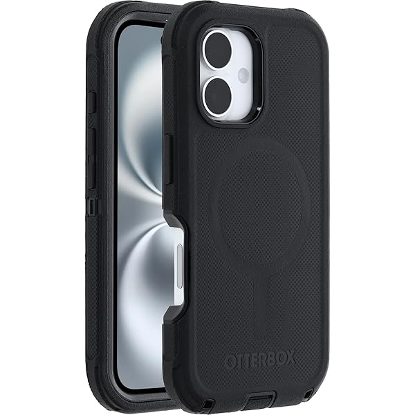 OtterBox OtterBox iPhone 16 Defender Series Case Black Durable Protection for Your Phone - View 2 of 6