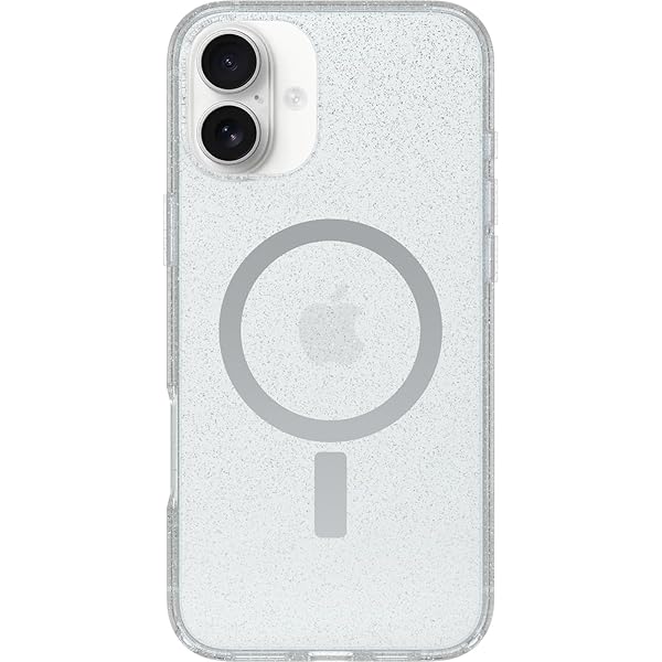 OtterBox OtterBox Symmetry Series Clear MagSafe Case for iPhone 16 Plus Shockproof Drop Proof Thin Protective Case Stardust 3X Military Tested - View 4 of 7