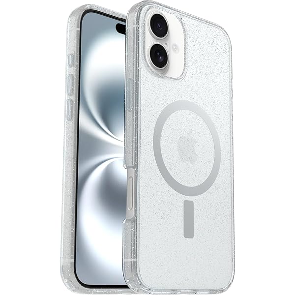 OtterBox OtterBox Symmetry Series Clear MagSafe Case for iPhone 16 Plus Shockproof Drop Proof Thin Protective Case Stardust 3X Military Tested - View 3 of 7
