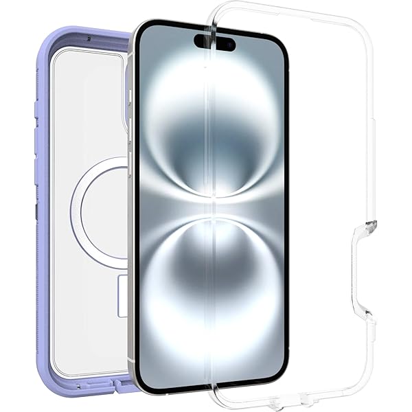 OtterBox Otterbox Defender XT Clear Case for iPhone 16 Plus Lavender Haze Military Standard Protection - View 6 of 7