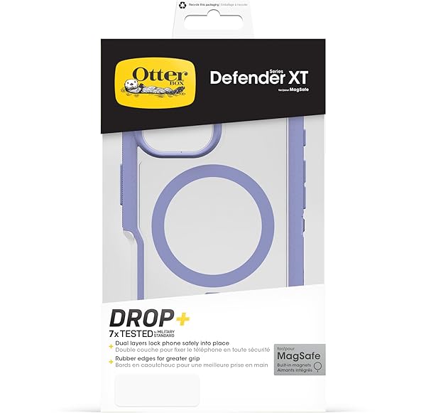 OtterBox Otterbox Defender XT Clear Case for iPhone 16 Plus Lavender Haze Military Standard Protection - View 7 of 7