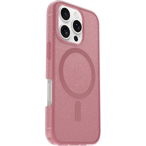 OtterBox OtterBox Symmetry Series Clear MagSafe Case for iPhone 16 Pro Shockproof Drop Proof Thin Protective Case Clear Pink - View 6 of 7