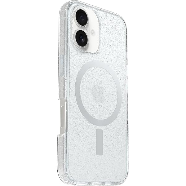 OtterBox OtterBox Symmetry Series Clear MagSafe Case for iPhone 16 Shockproof Drop Proof Protective Thin Case Stardust 3X Military Standard Tested - View 6 of 7