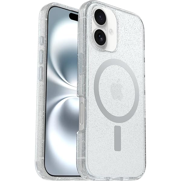OtterBox OtterBox Symmetry Series Clear MagSafe Case for iPhone 16 Shockproof Drop Proof Protective Thin Case Stardust 3X Military Standard Tested - View 2 of 7