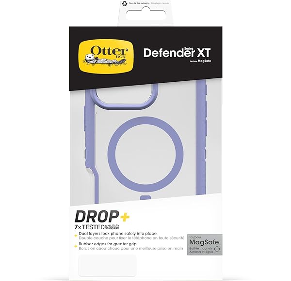 OtterBox Otterbox Defender XT Clear Case for iPhone 16 Pro Max Lavender Haze Military Standard Protection - View 7 of 7