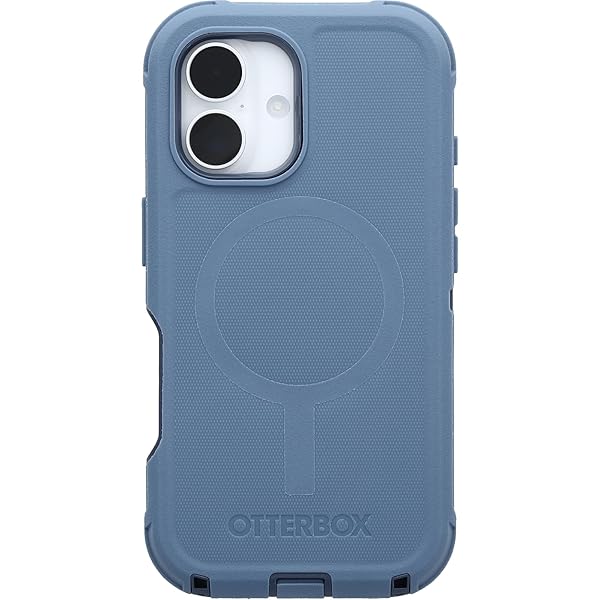 OtterBox Otterbox Defender MagSafe iPhone 16 Case Baby Blue Jeans US Military Standard Certified Durable Protection - View 4 of 7