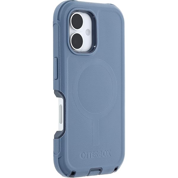 OtterBox Otterbox Defender MagSafe iPhone 16 Case Baby Blue Jeans US Military Standard Certified Durable Protection - View 6 of 7