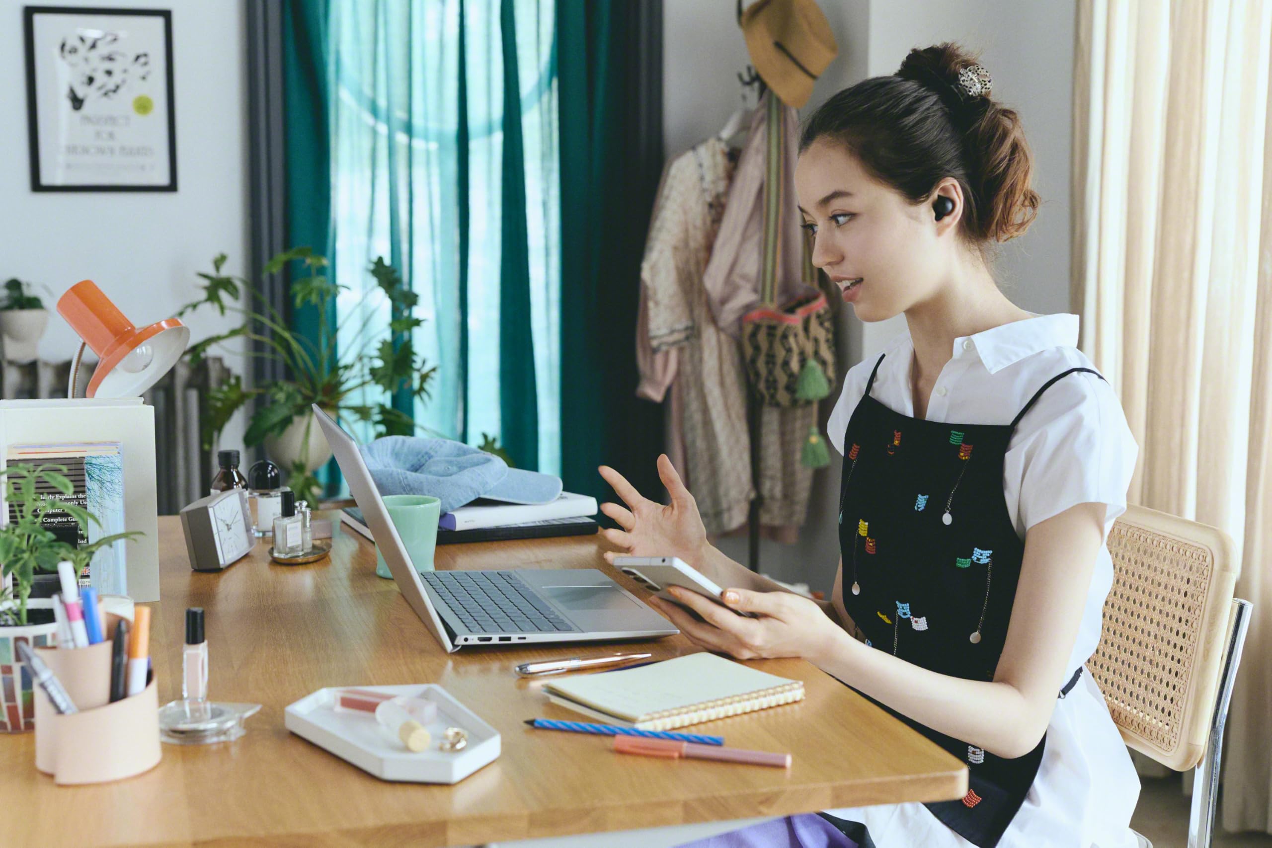 Sony Sony LinkBuds Open Wireless Earbud Headphones with Open-Ring Design for Ambient Sounds and Air Fitting Supporters Black - View 8 of 8