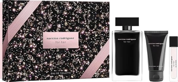 Narciso Rodriguez Narciso Rodriguez For Her Gift Set: Eau de Toilette & Body Lotion - Perfect Fragrance Trio!