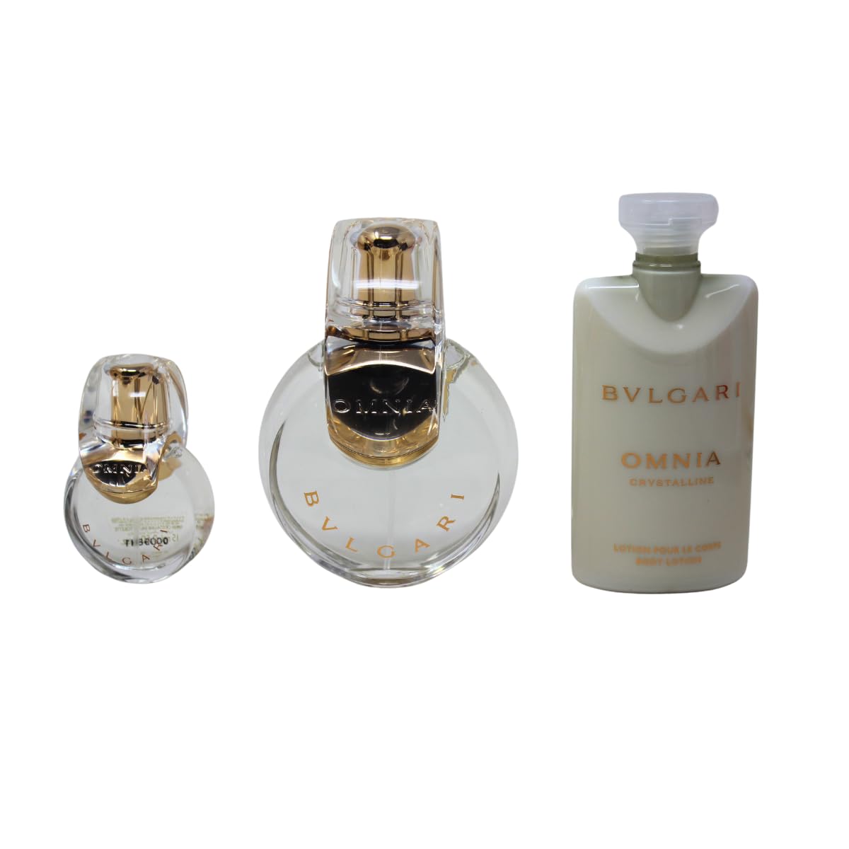 BVLGARI BVLGARI Omnia Crystalline 3-Piece Set: Eau De Toilette & Body Lotion for Women - Perfect Gift!