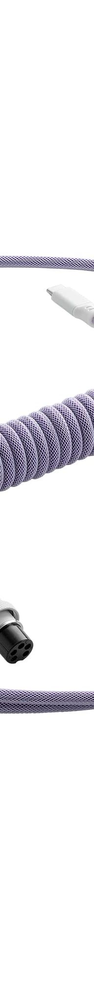 CableMod Pro Coiled Keyboard Cable (Glacier White, USB A ... | Poshace