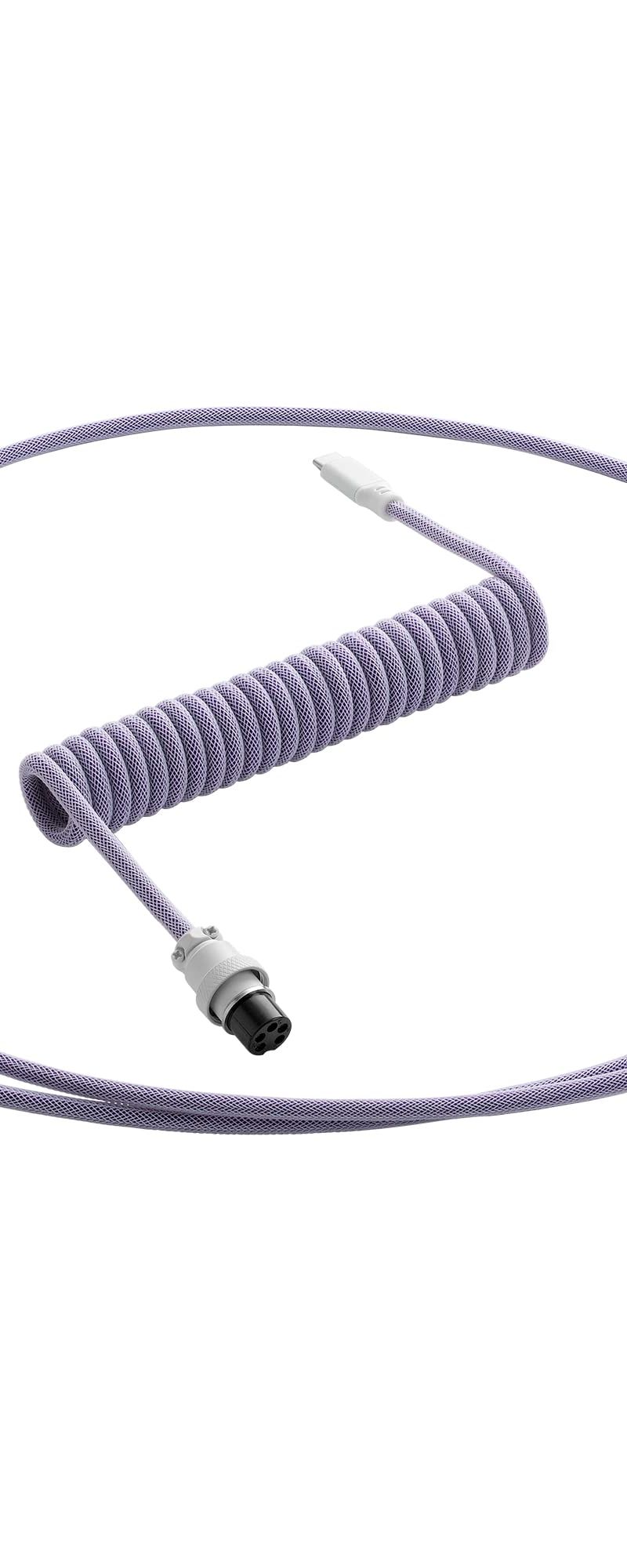 CableMod Pro Coiled Keyboard Cable (Rum Raisin, USB A to ... | Poshace